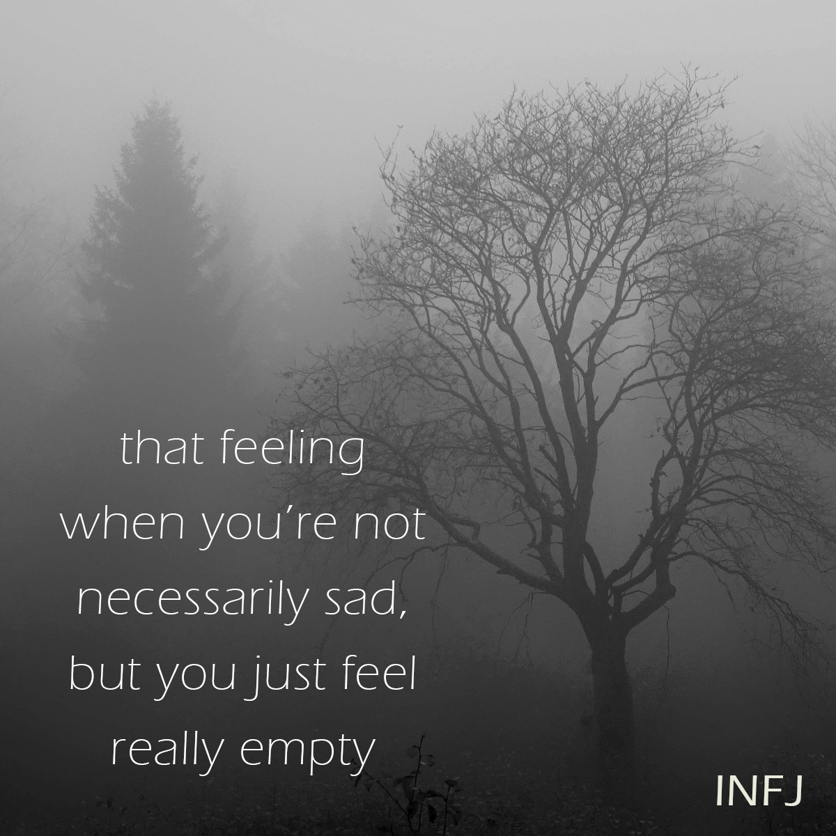 INFJ On Empty